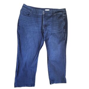 Lane Bryant Tighter Tummy Fit High-Rise Slim Straight Jeans Flex Magic Waistband